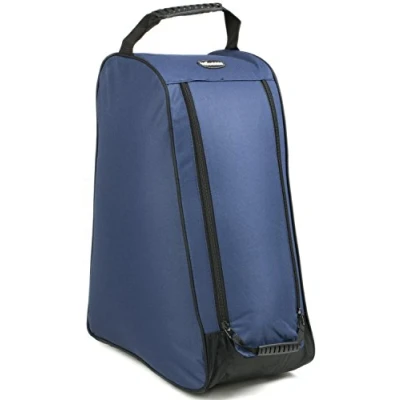 Image of Woodside Navy Wellington Welly Boot Storage Bag Muddy Hunting/Hiking/Fishing