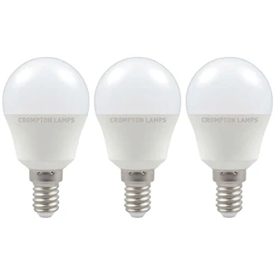 Image of Crompton LED Thermal Plastic Round 5W 2700K Dimmable SES E14