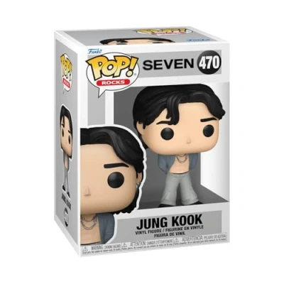 Image of Funko Pop! Rocks: Jung Kook Jungkook (Seven) BTS Collectable Vinyl Figure Gift Idea Official Merchandise Toys for Kids &amp; Adults Music Fans Model Collectors and Display