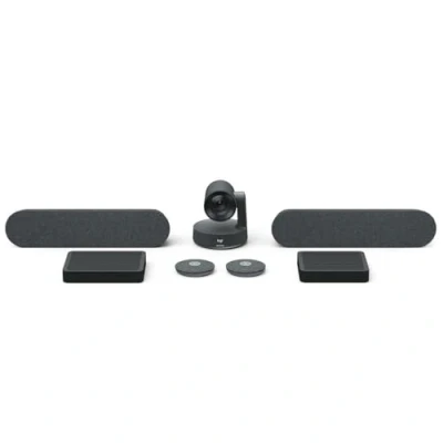 Image of Logitech Rally Plus 4K UltraHD (UHD) Video Conferencing Camera Kit Camera, Display &amp; Table Hub, 2x Speaker, Mic Pod, Remote, Certified for Teams, Zoom More (New)(Renewed)