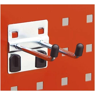 Image of Sealey Double Prong Hook 6 x 50mm Angled End Pack of 5
