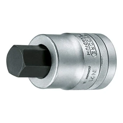 Image of Gedore Screwdriver bit socket 1&quot; in hex 27 mm