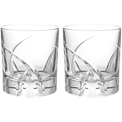 Image of RCR Crystal Da Vinci Grosseto Double Old Fashioned Tumblers (Pair)