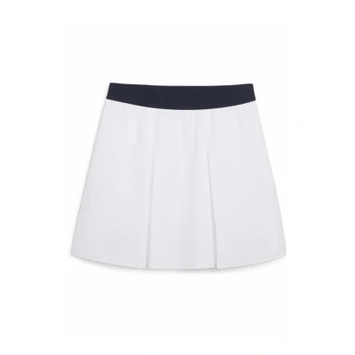 Image of Puma Golf Sports skirt, Women&#039;s, Size: XL, White glow deep navy