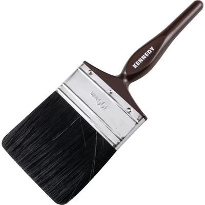 Image of Kennedy Flat Paint Brush, Natural Bristle, 4in
