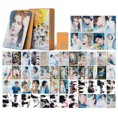 Image of Seventeen Photocards Set of 55 SPILL THE FEELS New Album Lomo Postcards for Fans
