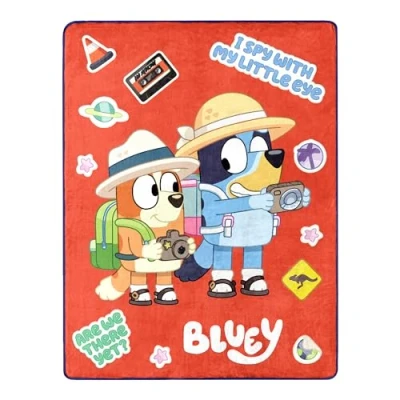 Image of Northwest Bluey Silk Touch Throw Blanket, 46&quot; x 60&quot;, Road Trip