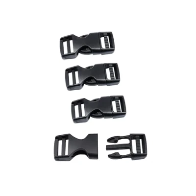 Image of Plastic Side Release Buckles 15mm Bike helmet Clip Buckle Replacement Clips Snaps Rucksack Belt for Bacpack (15mm 4sets)