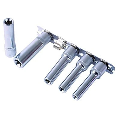 Image of Laser 3393 Deep Star Socket Set 3/8&quot;D 5pc