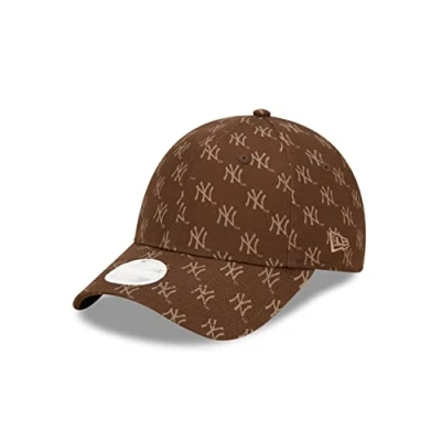 Image of New Era Strapback Verschluss York Yankees Cap Monogram Braun Baseball MLB Damen Silhouette Teamlogo One Size