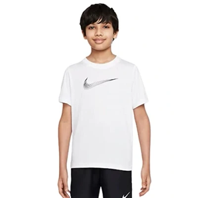 Image of Nike Dri Fit Hbr T Shirt White/Black XL