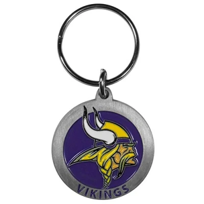 Image of Siskiyou NFL Sports Fan Shop Minnesota Vikings Carved Zinc Key Chain One Size Team Color