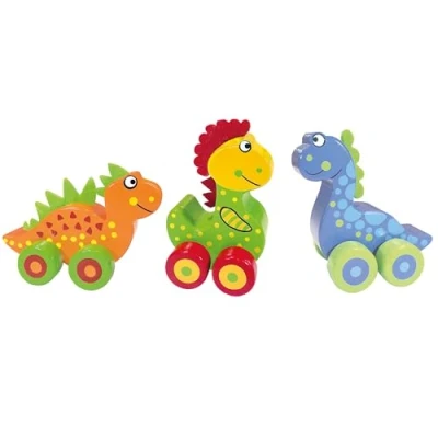 Image of Orange Tree Toys First Dinosaurs Wooden Toy