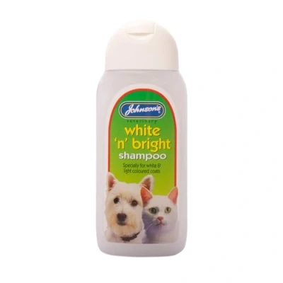 Image of Johnsons White &#039;n&#039; Bright Dog Shampoo 200ml