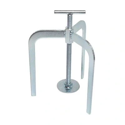 Image of Metex Pack of 20 Zinc Plated Mild Steel Levelling Tripod For Liquid Screed. Suitable Depths From 10mm 150mm. Nut &amp; M12 Threaded Shaft With Welded 60mm Disk.