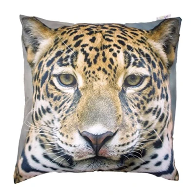 Image of Puckator CUSH50 Jaguar Image Printed Cushion Cover, 1 x 40 cm