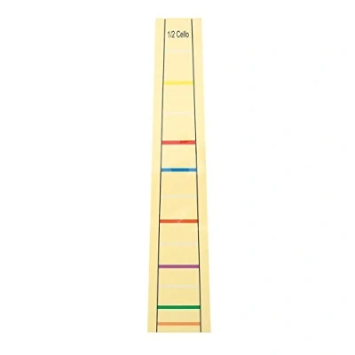 Image of Cello Finger Position Marker, Practical Fret Board Label Sticker Accessory for Practice Beginners(1/2)