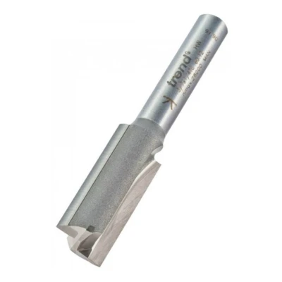 Image of Trend Professional Straight Two Flute Router Cutter, 1/4 Inch Shank, 11mm Cut Diameter, Tungsten Carbide Tipped, 3/7X1/4TC