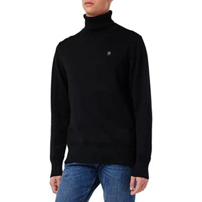 Image of G STAR RAW Men&#039;s Premium Core Turtle Knitted Sweater, black (dk D21933 C560 6484), M