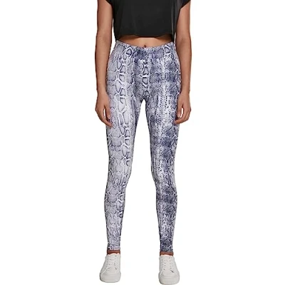 Image of Urban Classics Women&#039;s Ladies Pattern Leggings, Snake, M