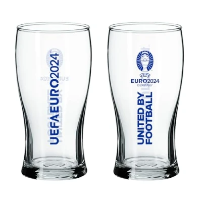 Image of Hy Pro Euro 2024 Pint Glass, Officially Licensed, Merchandise