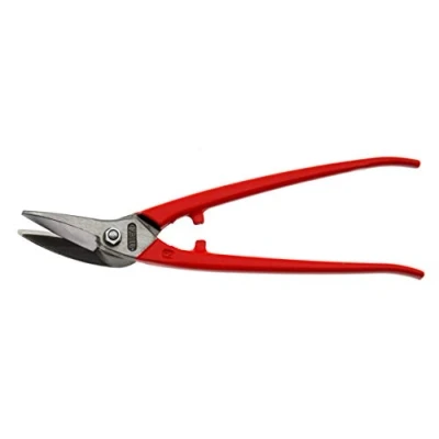 Image of Stubai 270001 Right Combination Tin Snips, Red/Silver, 280 mm