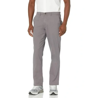 Image of Amazon Essentials Men&#039;s Athletic Fit Casual Stretch Chino Trousers (Available in Big &amp; Tall), Dark Grey, 40W / 28L