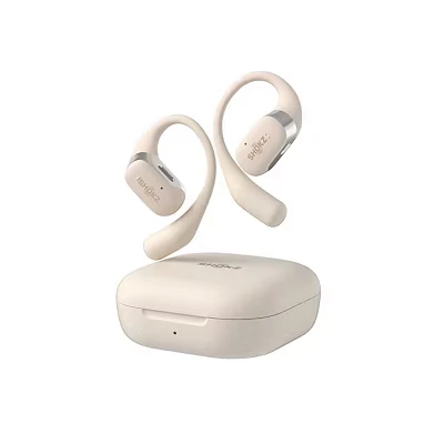 Image of Shokz OpenFit Brown Headphones Lightweight, Sweat Resistant, Perfect for Running