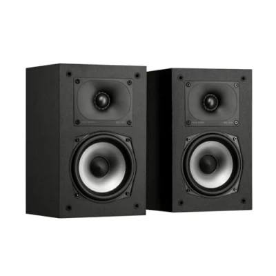 Image of Polk Audio Monitor XT15 High Resolution Compact Bookshelf Loudspeakers, Hi Res Certified Performance, Dolby Atmos &amp; DTS:X Compatible, Black
