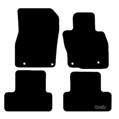 Image of Carsio Carpet Car Mats For Mazda CX 60 2022+ Onwards Tailored Fit Floor Mat Set Complete Accessory Black Custom Fitted All Weather, Anti Slip Backing &amp; Trim