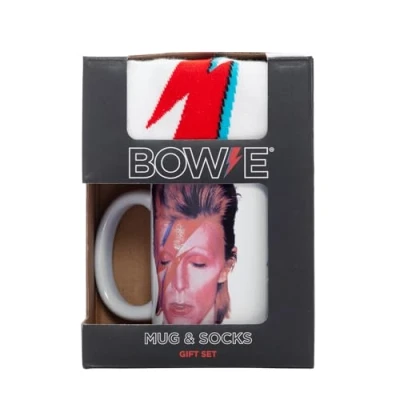 Image of PYRAMID GP86983 DAVID BOWIE (ALADDIN SANE) MUG &amp; SOCK SET Collectible, Multicolor