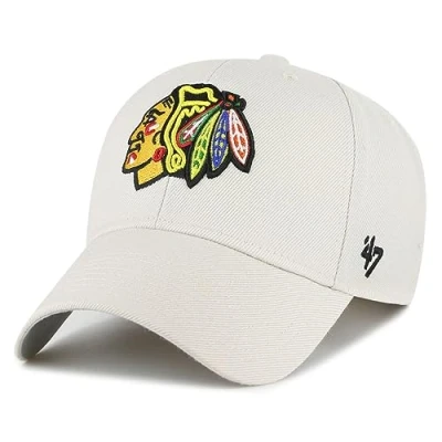 Image of 47 Brand Adjustable Cap NHL Chicago Blackhawks bone beige