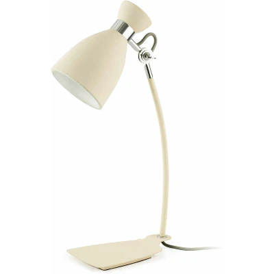 Image of Retro Desk Lamp White, Beige, E14