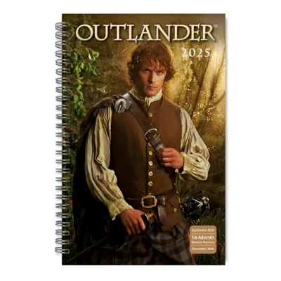 Image of Outlander 2025 Weekly &amp; Monthly Planner, 16 Month Engagement Calendar: September 2024 December 2025, 9&quot; x 6&quot;