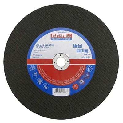 Image of Faithfull FAI3003522M Metal Cutting Disc 300mm x 3.5 22.23