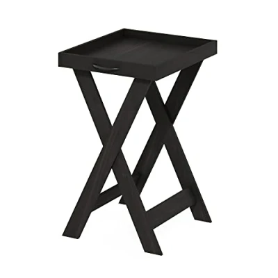 Image of Furinno Classic Tray Table with Removable Tray, Espresso