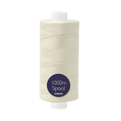 Image of Korbond 1000m Polyester Sewing Thread Hand and Machine (Natural)