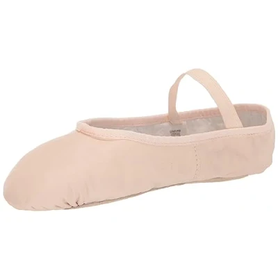 Image of Bloch Women&#039;s Dansoft Full Sole Leather Ballet Slipper/Shoe Dance, Pink, 1/1.5 UK
