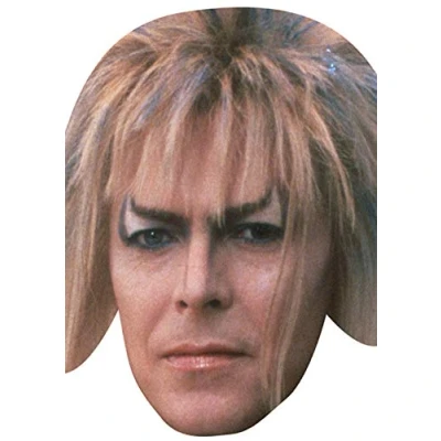 Image of FoxyPrinting David Bowie Jareth Labyrinth Celebrity Cardboard Party Face Mask Fancy Dress