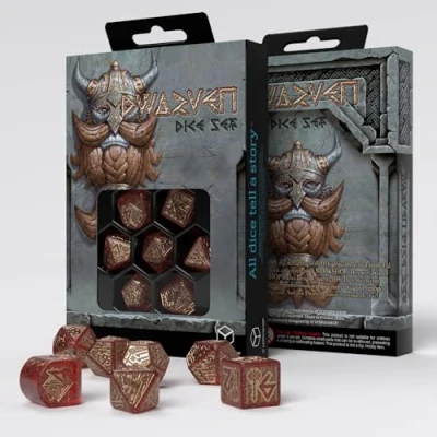 Image of Q Workshop Dwarven Dice Set Jewels