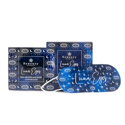 Image of 7 Luna Eyes Self Heating Eye Mask, Box of 7, Heated Lavender, Improve Sleep, Soothing Sleep Mask