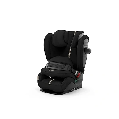 Image of CYBEX Gold Pallas G i Size Plus Child Car Seat, From approx. 15 months to 12 years (76 150 cm), 9 50 kg, Moon Black