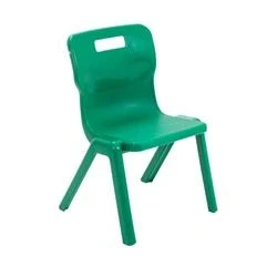 Image of Titan One Piece Chair Size 3 350mm Seat Height Green T3 GN