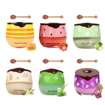 Image of Colaren 6 PCS Honeybalm, Honey Bee Balm Uk Lips or Moisturizing Preventing Dry Cracked