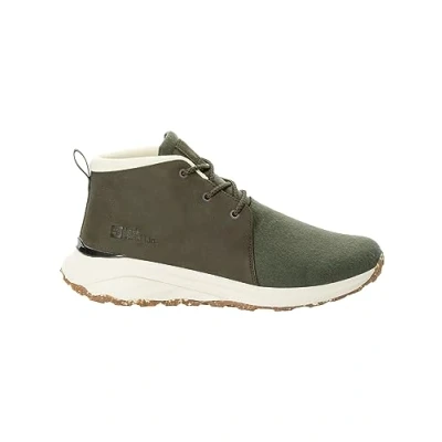 Image of Jack Wolfskin Men&#039;s Campfire Chakka Mid M Sneaker, Island Moss, 6 UK