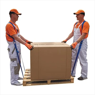 Image of SafeCore straps for carrying, lifting, carrying — 2 people, up to 500 kg, harness system, multifunctional movable heavy objects, goods, furniture protect the back