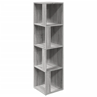 Image of vidaXL Corner Cabinet Grey Sonoma 33x33x132 cm Engineered Wood