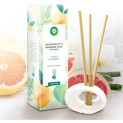 Image of Air Wick Scented Reed Diffuser Grapefruit and Bamboo Leaf Fragrance (Warning: Do Not Burn)