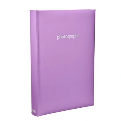 Image of Arpan Memo Slip in Photo Album 300 6 x 4&#039;&#039; Photos Organiser Memories Choose Color (Purple)