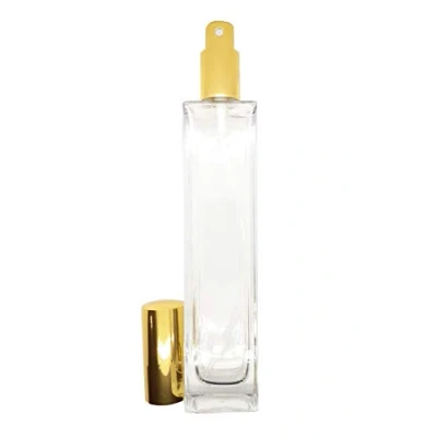 Image of Zénitude Glassworks Empty Tall Glass Perfume Bottle 100ml Gold